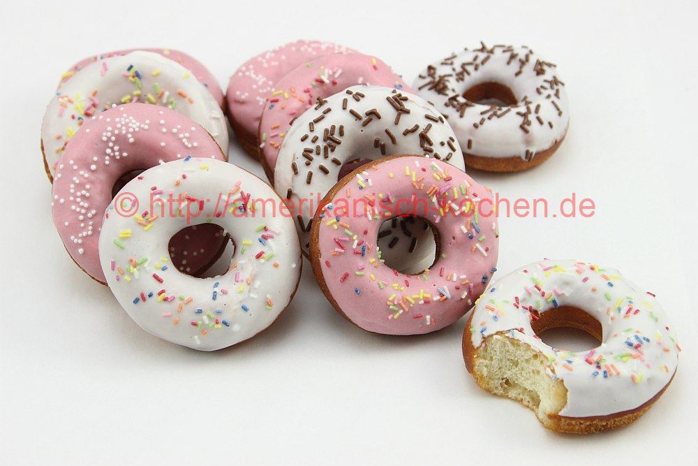 Doughnuts Hefe Donuts Amerikanisch Kochen De