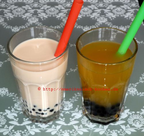 Bubble Tea Mit Tapioka Perlen Pearl Milk Tea Bubble Tea With Tapioca Pearls Amerikanisch Kochen De