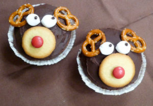 Bild von Cupcakes im Rudolf look