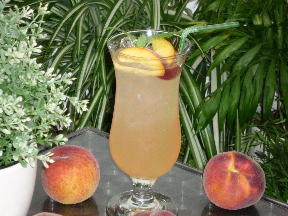 Pfirsich-Limonade (Peach Lemonade) - amerikanisch-kochen.de