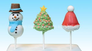 snowman cakepops