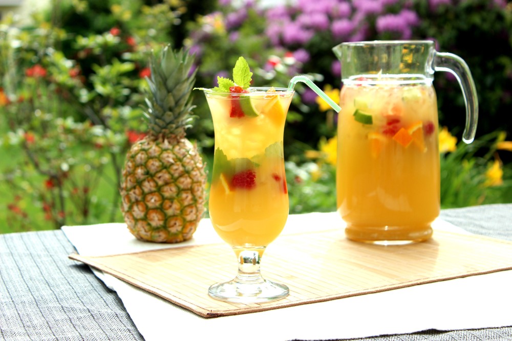 Ananas-Zitrus-Limonade / Pineapple-Citrus-Lemonade - amerikanisch-kochen.de