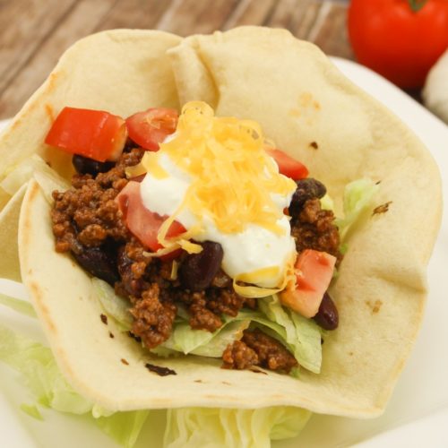 Taco-Salat / Taco Salad - amerikanisch-kochen.de