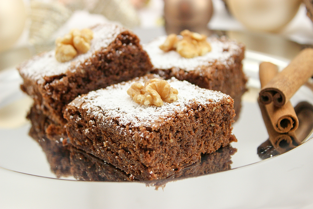 Walnuss Zimt Brownies Amerikanisch Kochen De