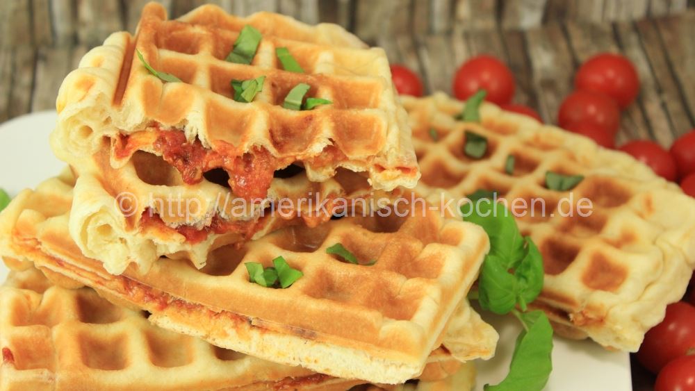 Pizza Waffles Leckere Pizza Waffeln Amerikanisch Kochen De