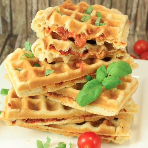 Pizza Waffles | leckere Pizza-Waffeln - amerikanisch-kochen.de