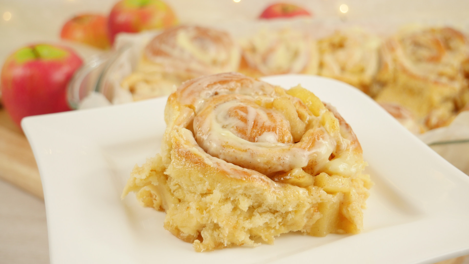 Apple Pie Cinnamon Rolls I Apfel Zimtschnecken Cinnabon Rolls Mit Apfelfüllung Amerikanisch