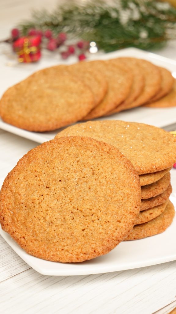 Ginger Snaps - Ginger Snap Cookies - Ingwer Kekse - amerikanisch-kochen.de