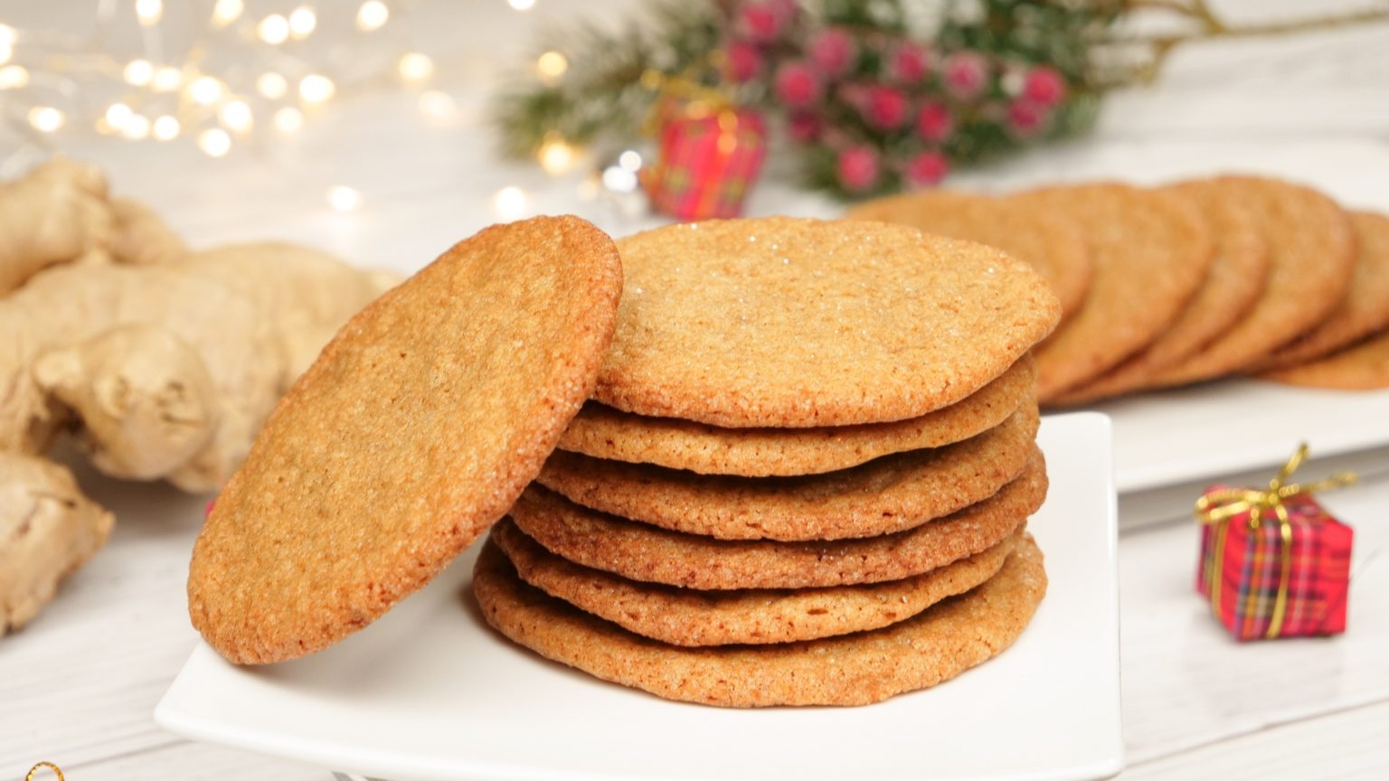 Ginger Snaps - Ginger Snap Cookies - Ingwer Kekse - amerikanisch-kochen.de